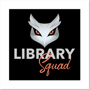 Funny Owl Library Squad Posters and Art